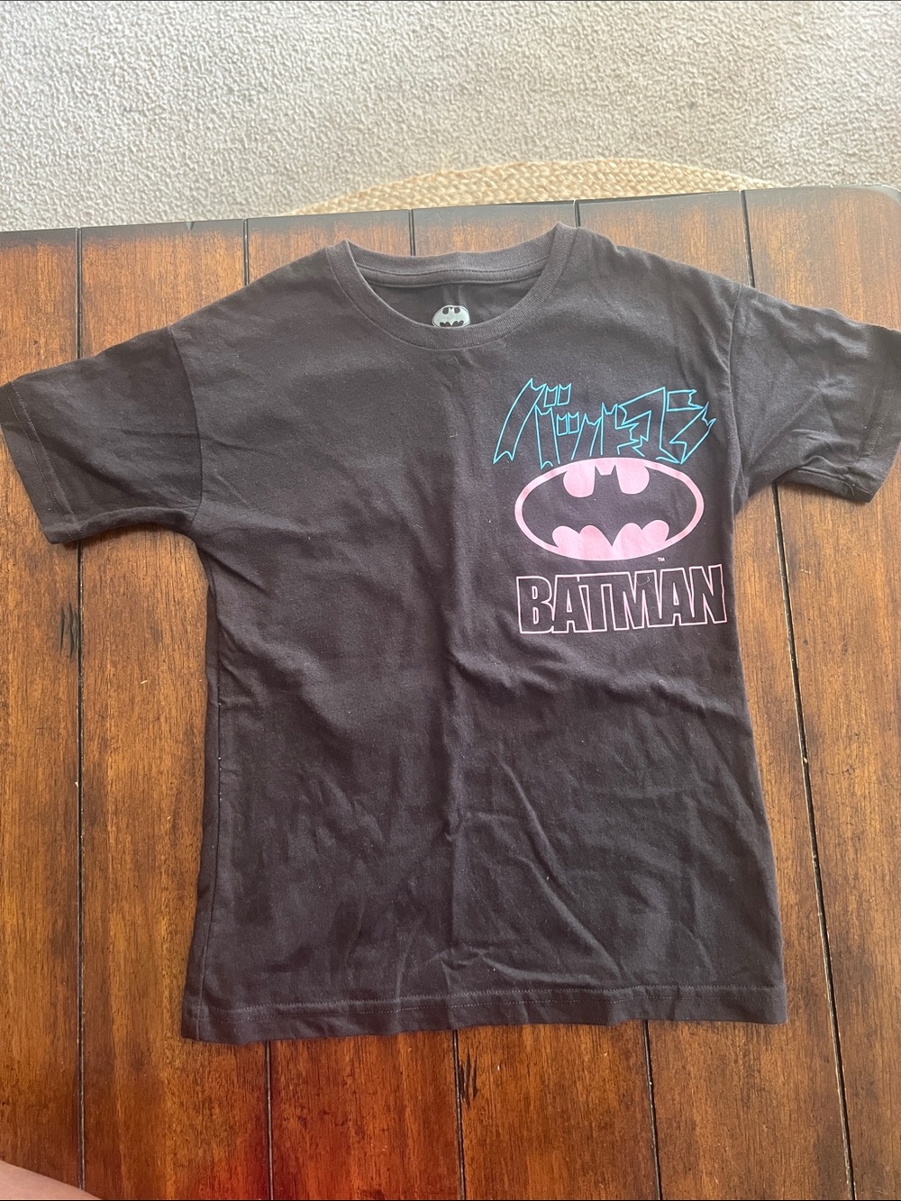 🎉🎉 5 for $20🎉🎉Batman Kids Black Graphic Tee with Pink Logo